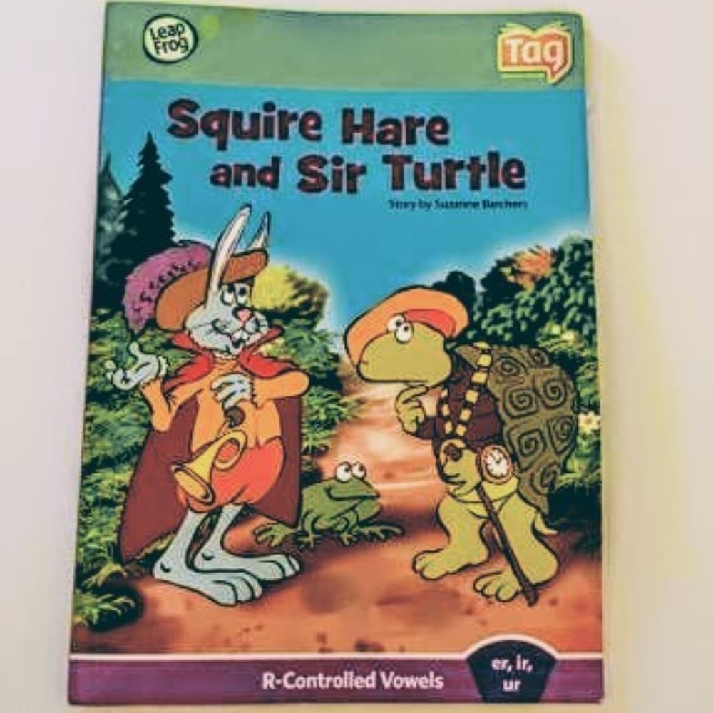 Leapfrog tag book Squire Hare and sir turtle